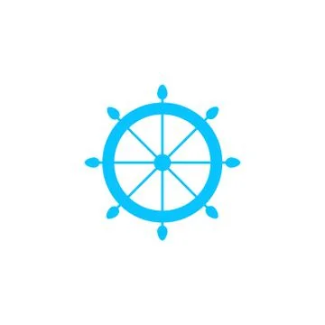 Helm icon flat. Stock Illustration