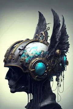 Helm of telepathy Stock Illustration