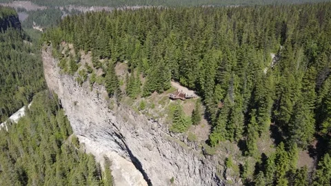 Helmcken Falls is a waterfall on the Murtle River in British Columbia Canada Stock-Footage 280375735