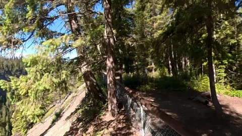Helmcken Falls is a waterfall on the Murtle River in British Columbia Canada Stock-Footage 280375775