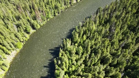 Helmcken Falls is a waterfall on the Murtle River in British Columbia Canada Stock-Footage 280377660