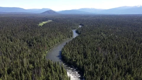 Helmcken Falls is a waterfall on the Murtle River in British Columbia Canada Stock-Footage 280378601