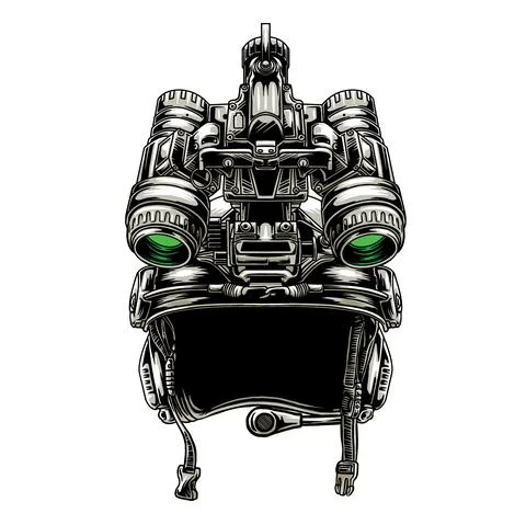 Helmet army Stock Illustration