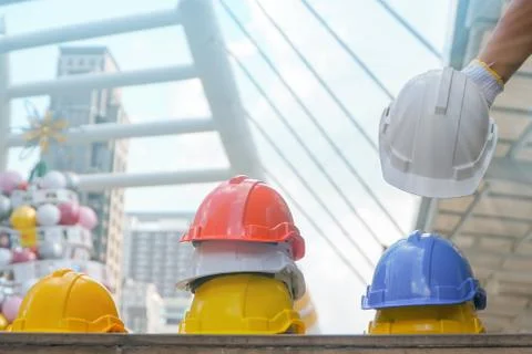 Helmet engineering Stock Photos