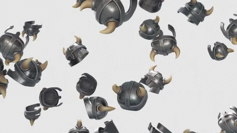 Helmet Fall Stock Footage 313922955