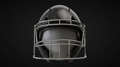 Helmet Front View Stock Illustration