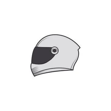 Helmet with hand style vector, the vector can be used for collection Stock Illustration