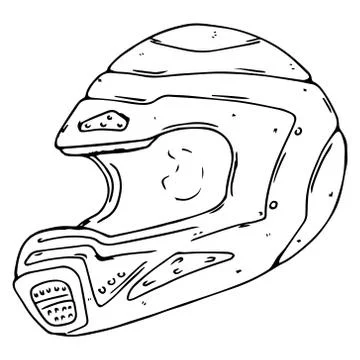 Helmet icon. Stock Illustration