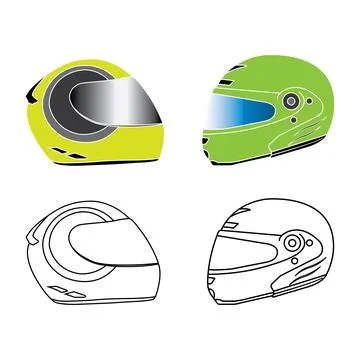 Helmet icon Stock Illustration