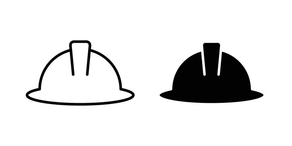 Helmet icon set, collection of vector icons イラスト素材