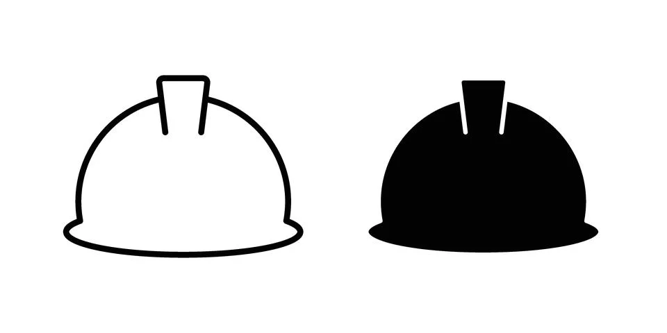 Helmet icon set. Vector EPS 10 イラスト素材