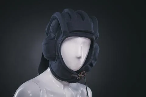 Helmet on mannequin Fotos Stock