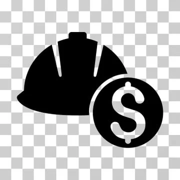 Helmet Price Vector Icon Stock Illustration
