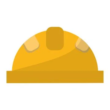 Helmet protective head construction security Stock Illustration