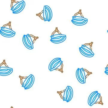 Helmet for rider vector seamless pattern Illustrazione stock