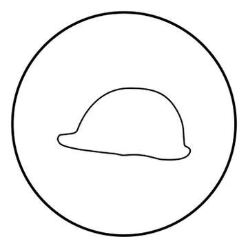 Helmet safe work at a construction site For safety work on construction icon  Stock Illustration