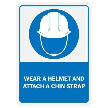 Helmet Sign Stock Illustration