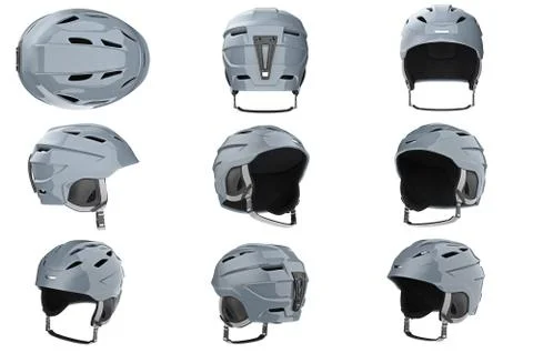 Helmet ski set Stock Illustration
