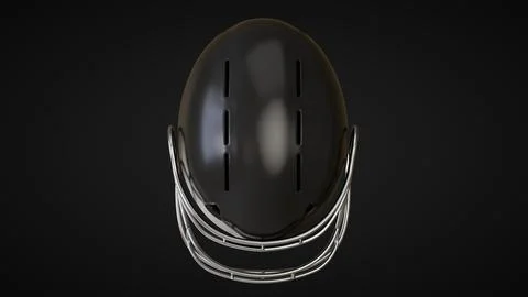 Helmet Top View Stock Illustration