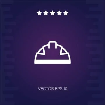 Helmet vector icon Stock Illustration