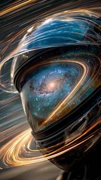 Helmet Visor Reflection イラスト素材