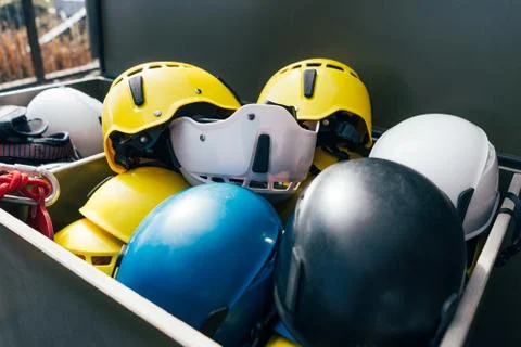 Helmets for extreme 스톡 사진
