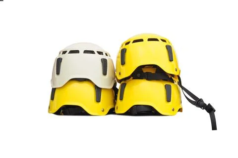 Helmets isolated. 스톡 사진