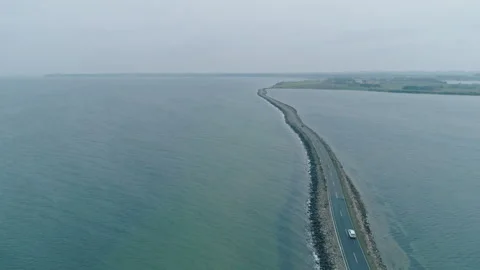 Helnaes Dam Video stock 263137213