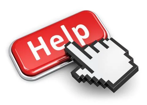 Help and assistance concept Stock Illustration