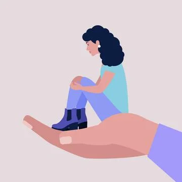 Help and support concept Illustration