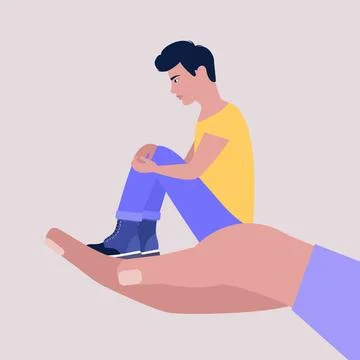 Help and support concept Illustration
