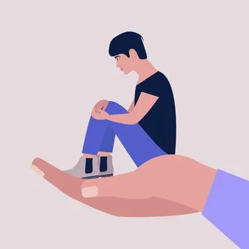 Help and support concept Illustration