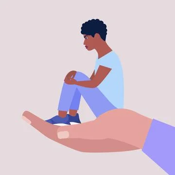Help and support concept Illustration
