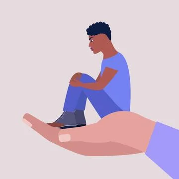Help and support concept Illustration