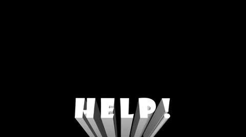 HELP!  animation phrase  and alpha cannel Video stock 907644