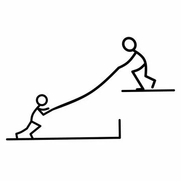 Help assistance icon, vector Ilustración de archivo