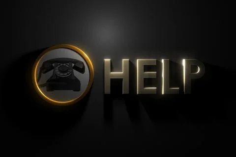 Help assistance 스톡 일러스트