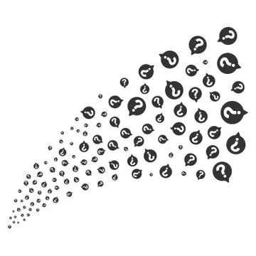 Help Balloon Source Stream Stock Illustration