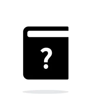 Help book icon on white background. イラスト素材