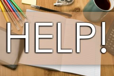 HELP! - business concept with text Stock Photos
