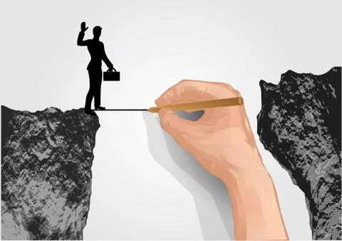 Help in business Stock Illustration