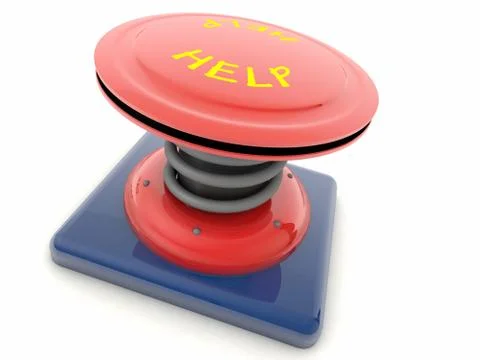 Help button Stock Illustration
