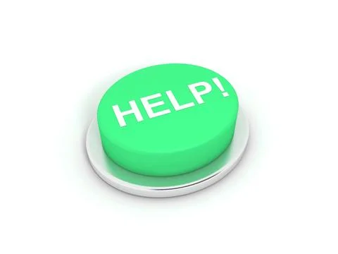 Help button Illustrazione stock
