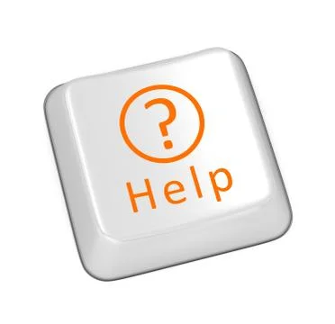 Help button Stock Illustration