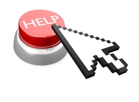 HELP button Stock Illustration