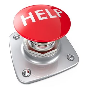 Help Button. Stock Illustration