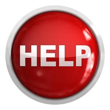 Help button Stock Illustration