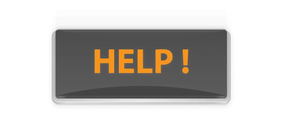 Help button - illustration Stock Illustration