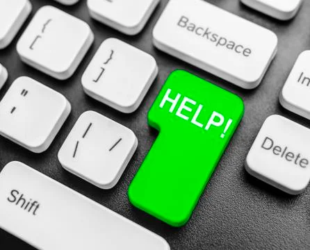 Help button Stock Photos