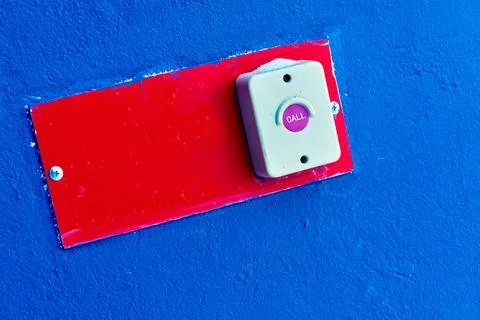 Help call button.Staff to help visitors,people with disabilities.Take Stock Photos